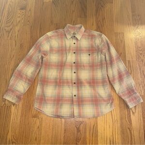 Men's Casual Button Down Plaid Shirt